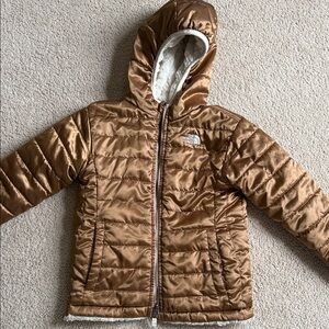 The North Face Bronze reversible Hooded Jacket